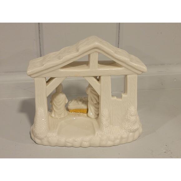 Mikasa Holiday Elegance Mini Nativity Scene Figurine Fine Porcelain Christmas - Picture 6 of 13